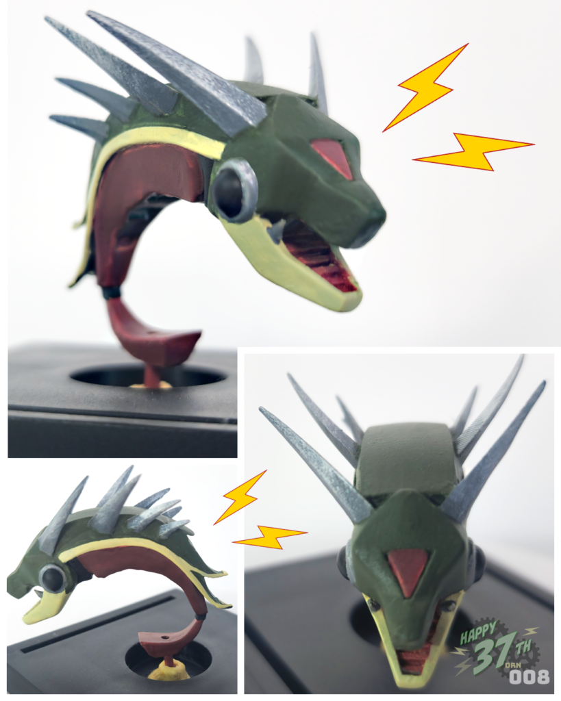 Fan model of Elecman in Dream/Life Virus form from Megaman/Rockman Battle Story manga