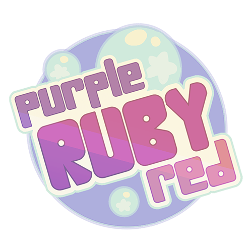 Purple Ruby Red Logo Design